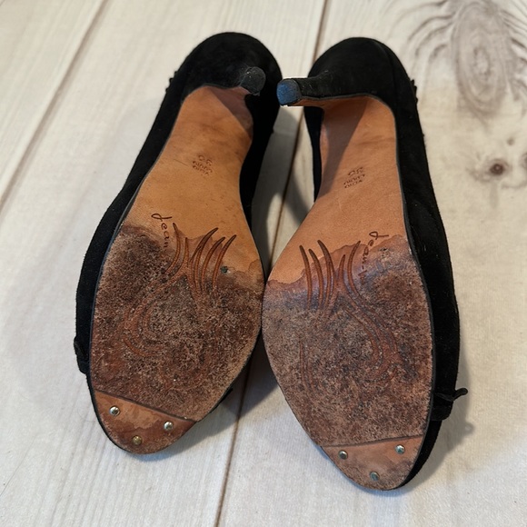 Jean-Michel Cazabat Black Suede High Heels Size 36 - Picture 8 of 8